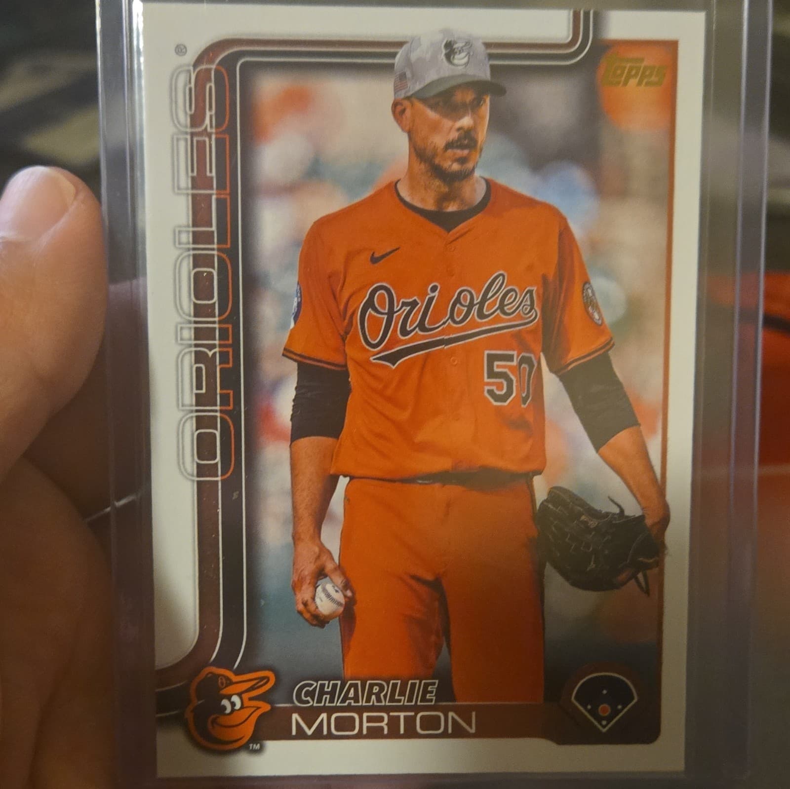 2025 Topps Update SCharlie Morton Baltimore Orioles #US242 Golden Mirror Image