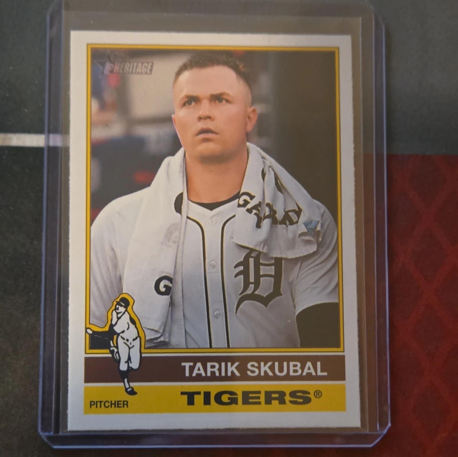 2025 Topps Heritage Tarik Skubal Detroit Tigers Image variation