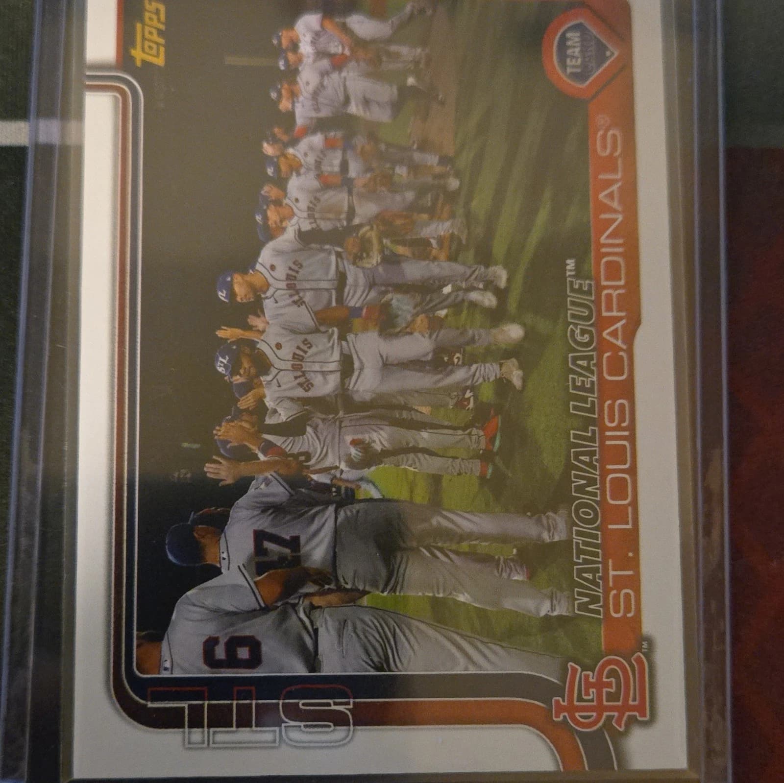 2025 Topps Series Two St. Louis Cardinals NatLeague Golden Mirror Image #461