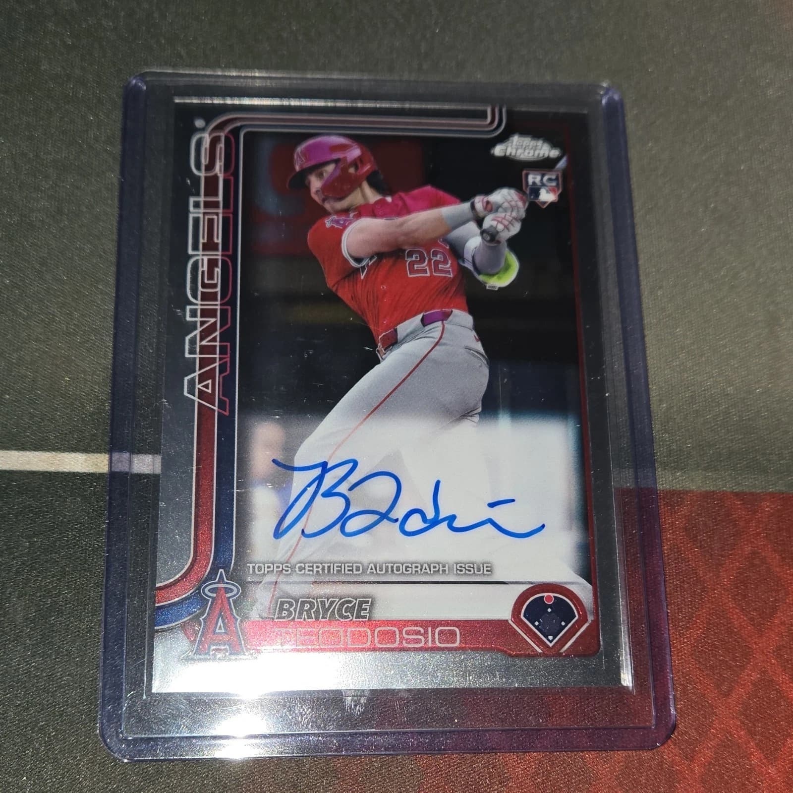 2025 Topps Chrome - Rookie Autographs Bryce Teodosio #RA-BTE (AU, RC)