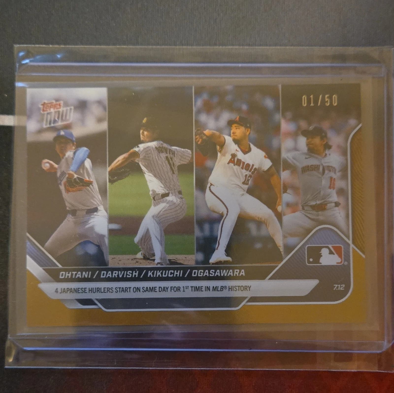 2025 Topps Now Shohei Ohtani Yu Darvish Kikuchi Ogasawara /50 #421